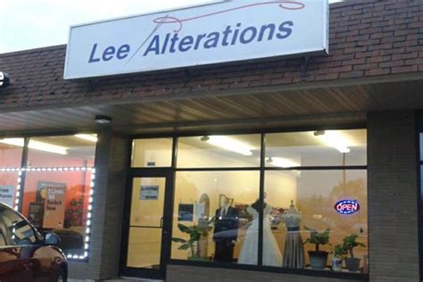 Lee's alterations - 3 reviews of Lee's Shoe Repair & Alterations "When my sole on my dress shoes was damaged, Lee's was a shoe in to fit it right up. With the number of tailors and alteration shops closing down, it's hard to find craftsman or craftswoman, in this case, anymore, especially when you have special clothing you want to maintain. Let me not dress it up …